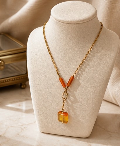 Lariat stile collana - y,