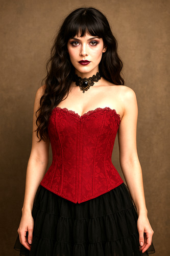 Corsetto vintage rosso
