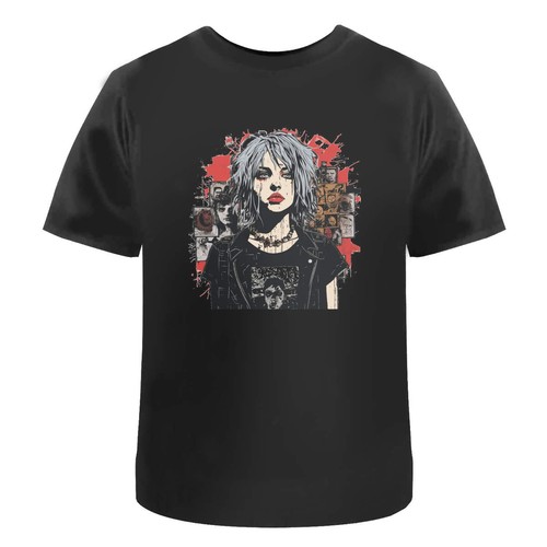 Shirt unisex punk girl - t-shirt, girl'