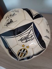 pallone autografato Juventus con firme originali 