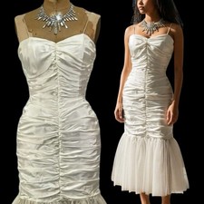 Abito vintage anni 80 bianco