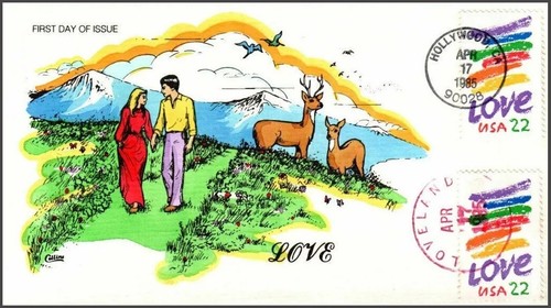 Collins 2143 love fdc - #2143,