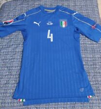 Maglia Italia Match Worn Darmian Italia-Spagna Euro 2016 Inter