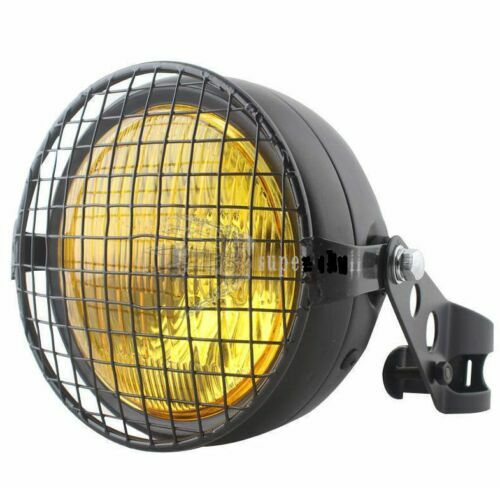 Faro giallo fanale staffe - faro,