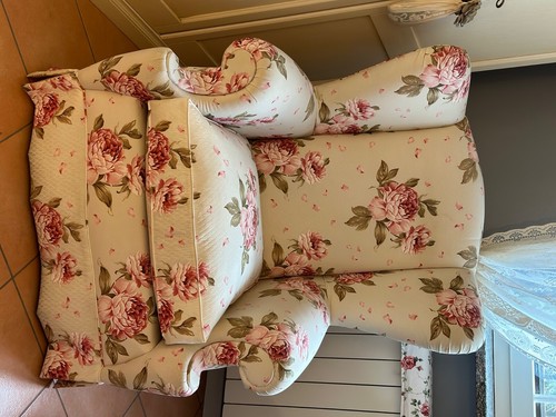 Poltrona bergere floreale