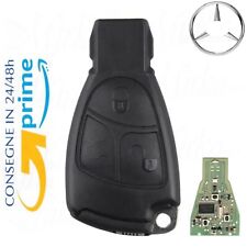 ✅🇮🇹Chiave Telecomando compatibile PER Mercedes COMPLETA chip 3T +lama vergine.