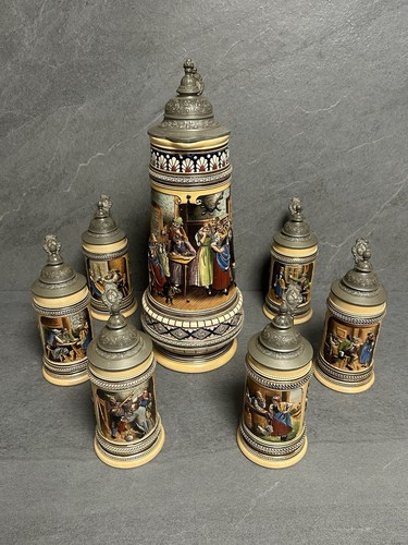 Boccale birra ceramica seta - 7,