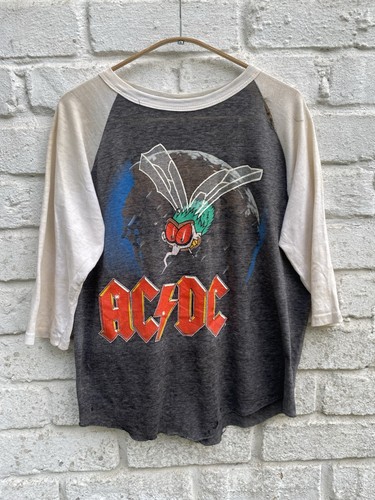 Shirt vintage 1985 dc fly - 1985, ac/dc