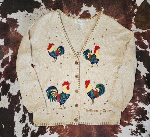 Cardigan vintage ricamato
