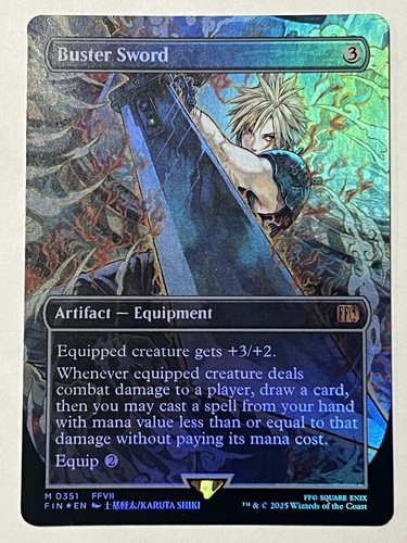 Mtg buster sword - buster, fin
