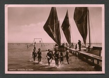 er419 CARTOLINA CERVIA GIOCHI