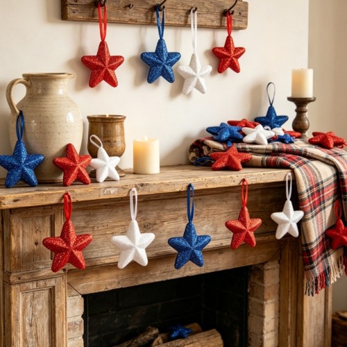 Decorazioni stella schiuma - decorazioni,
