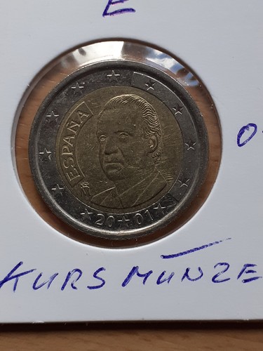 Spanien 2001 euro kursmünze - spanien,