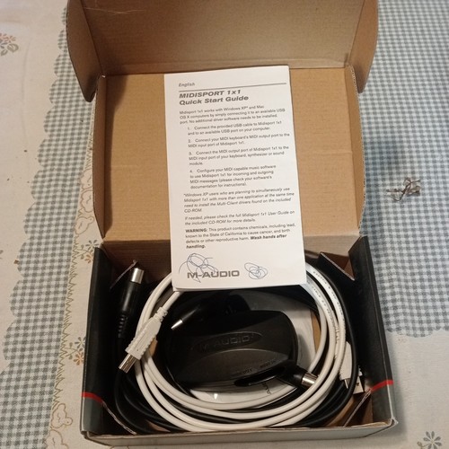 Audio midisport 1x1 - 1x1, midi
