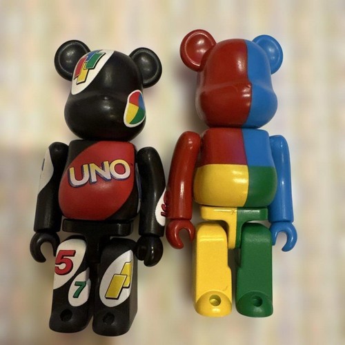 Bearbrick uno set 2pz - bearbrick, figurine