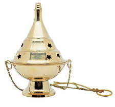 TURIBOLO IN OTTONE CON