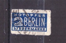 FRANCOBOLLI Germania Bizona 1948-54 -- Soprattassa 2 p. Non Dentellato UNI70