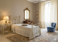 Letto singolo in ferro battuto