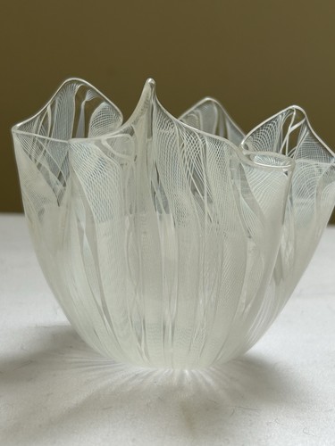 Vaso fazzoletto murano venini - vaso,