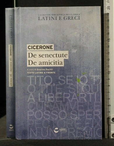 Senectute de amicitia - de, senectute.