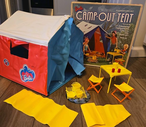 Playset tenda campeggio barbie - playset,
