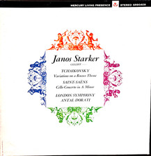 JANOS STARKER SAINT SAENS TCHAIKOVSKY MERCURY LIVING PRESENCE STEREO NEAR MINT