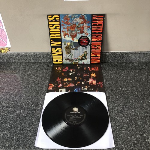 Vinyl album guns - vinyl, roses
