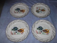 sublime set 4 piatti pesce porcellana john ESCHENBACH in ottime condizioni