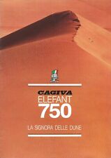 Depliant  CAGIVA Elefant 750  - Moto d'Epoca 1987 Lucky Explorer