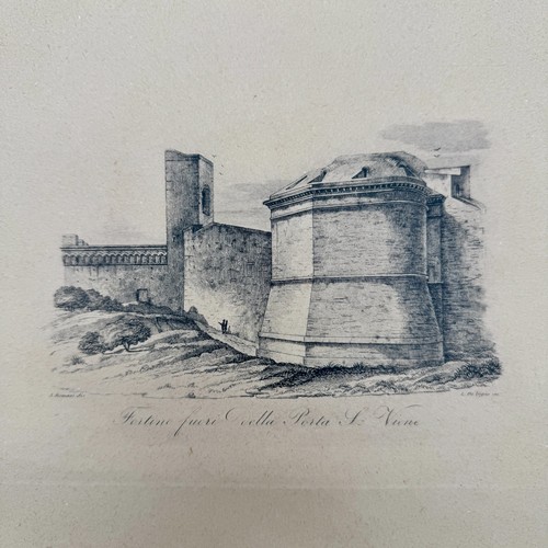 Incisione fortino porta - fortino,