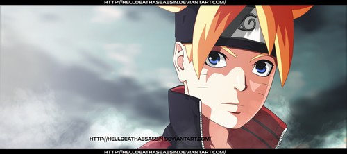 Boruto anime playmat tcg - boruto,