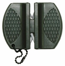 Mini Affilacoltelli Tascabile NERO Da Cucina ABS - Ceramica - Acciaio Tungsteno