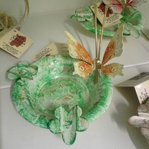 Posacenere con farfalla - con,
