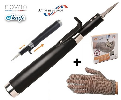 Coltello ostriche automatico - ostriche,