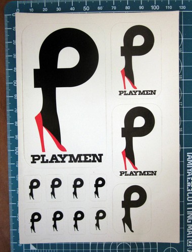 Playmen foglio adesivi - playmen,