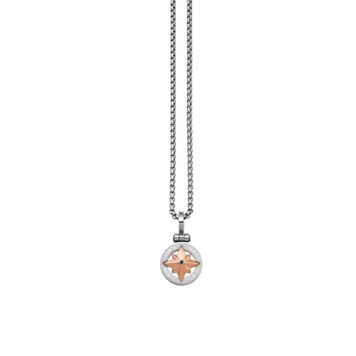 Collana uomo zancan acciaio - collana,