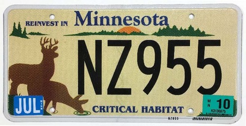 Targa specialità minnesota - targa,