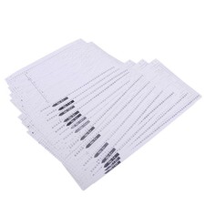 15 schede forate per macchina