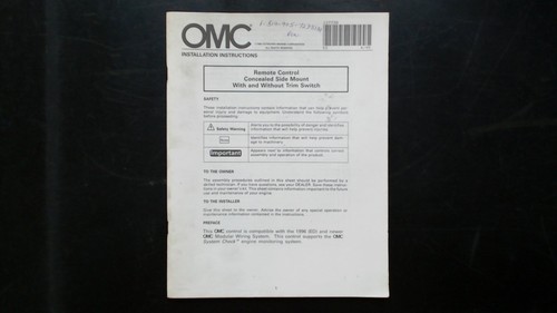 Omc telecomando montaggio - omc,