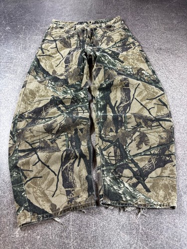 Jeans vintage mimetici larghi