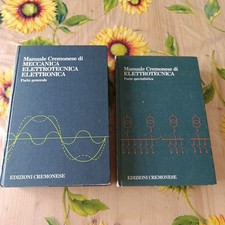 Manuale Cremonese Di Meccanica Elettrotecnica Elettronica 2 Volumi - Ed. 1992