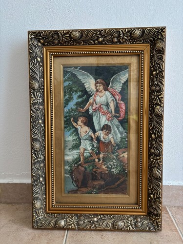 Quadro ricamato mano - a, mezzo