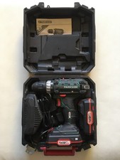Trapano Avvitatore Parkside con 2 Batterie + caricabatterie