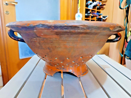 Scolapasta terracotta - in,