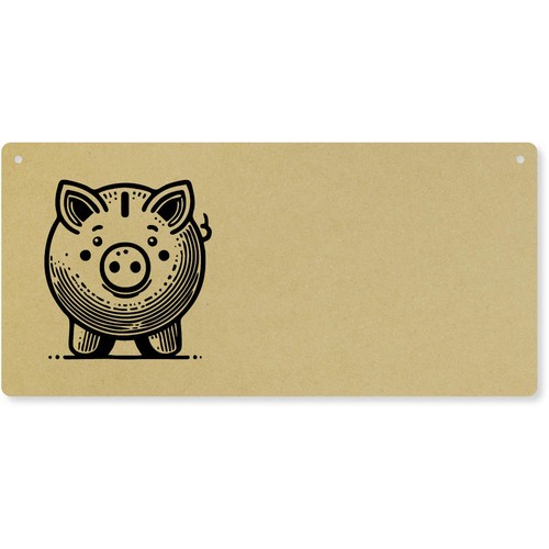 Piggy bank grande targa da - bank',