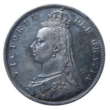 Mezza corona 1887 - Half crown