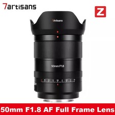 7Artisans 50mm F1.8 AF Full Frame Auto Focus Lens for Nikon Z mount Z5 Z6II Z7II