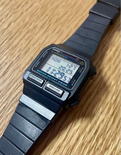 Vtg casio exw - exw-50, calorie
