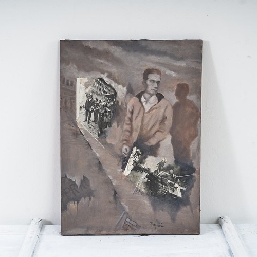 Quadro olio tela d epoca - quadro, ad