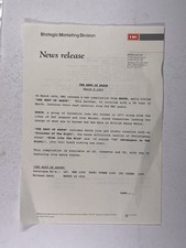 Saxon Press Release 'The Best